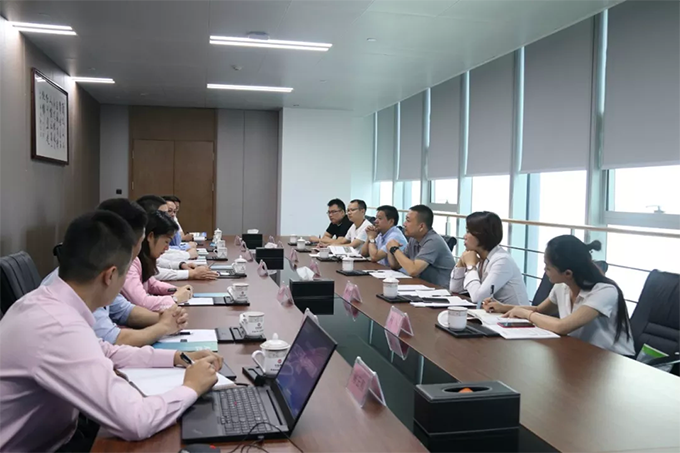 內江經開區黨工委書記趙永韋率隊赴中皓股份考察座談！
