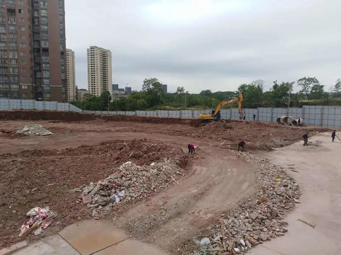 中皓廣場建設地